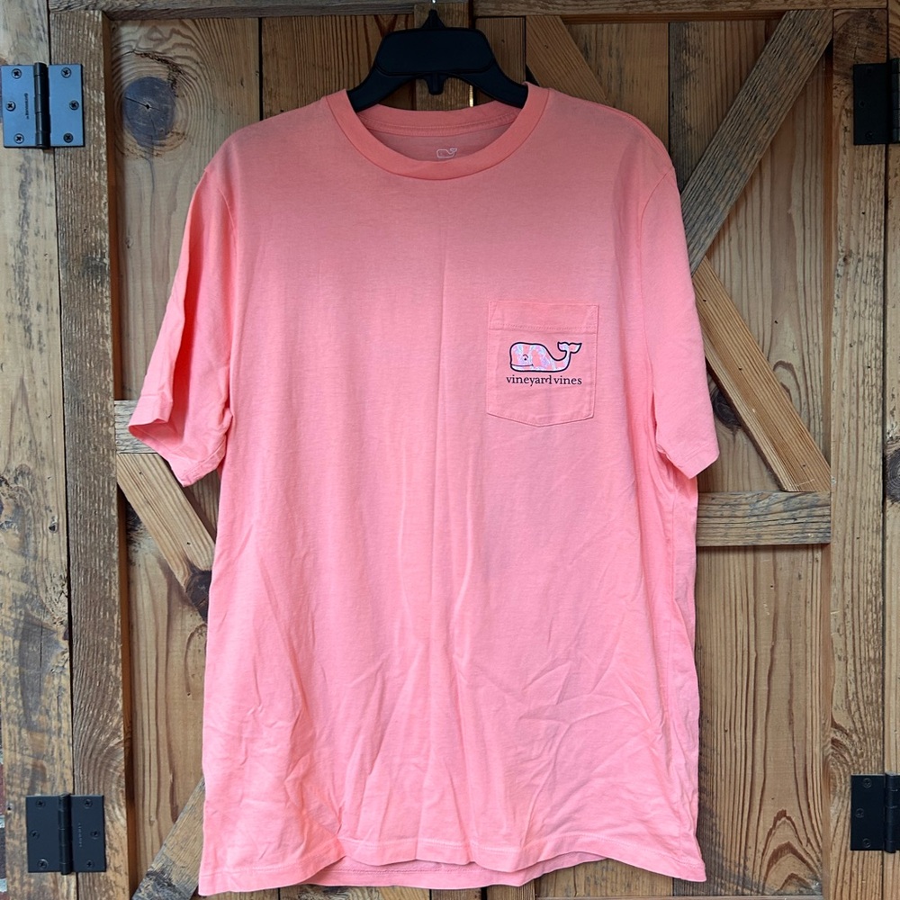 Vineyard Vines Men’s Pink Short Sleeve Tee